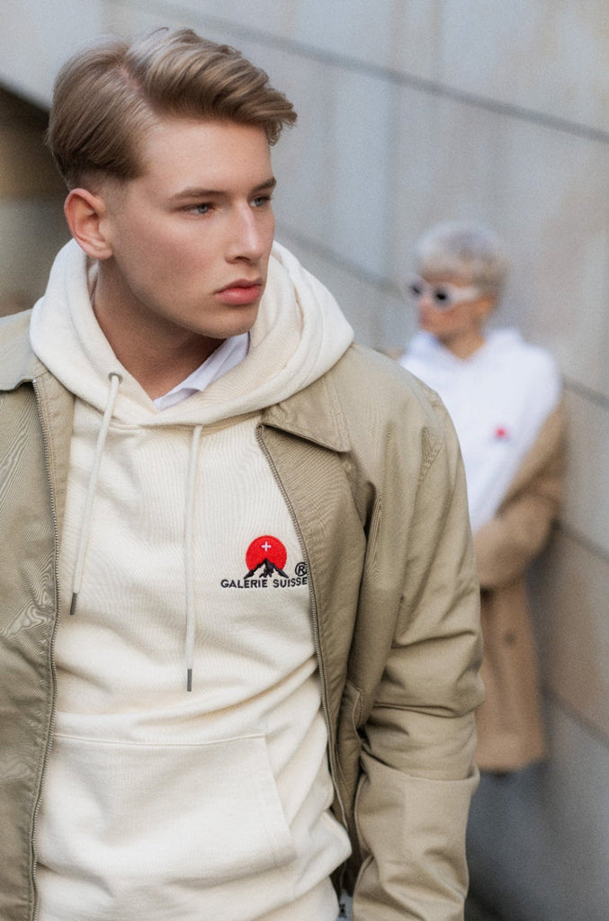 Sweatshirt Beige | Coton Bio | galerie suisse® - Galerie Suisse® | Swiss Luxury Streetwear