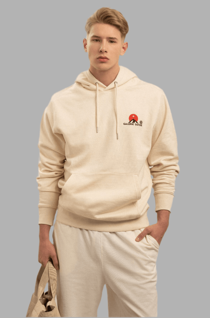 Sweatshirt Beige | Coton Bio | galerie suisse® - Galerie Suisse® | Swiss Luxury Streetwear