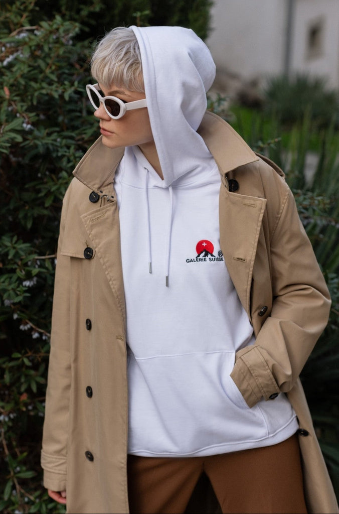 Sweatshirt Blanc | Coton Bio | galerie suisse® - Galerie Suisse® | Swiss Luxury Streetwear