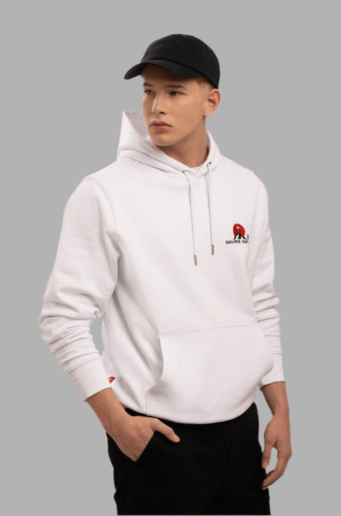 Sweatshirt Blanc | Coton Bio | galerie suisse® - Galerie Suisse® | Swiss Luxury Streetwear