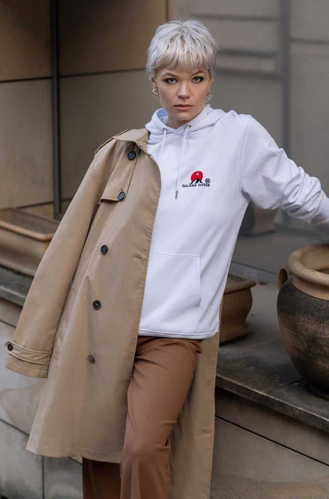Sweatshirt Blanc | Coton Bio | galerie suisse® - Galerie Suisse® | Swiss Luxury Streetwear