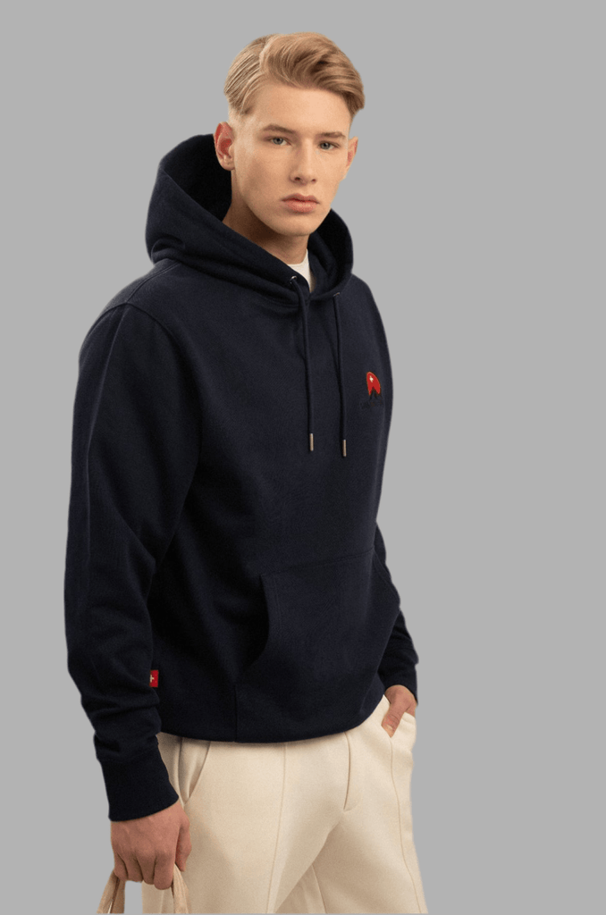 Sweatshirt Bleu Navy | Coton Bio | galerie suisse® - Galerie Suisse® | Swiss Luxury Streetwear