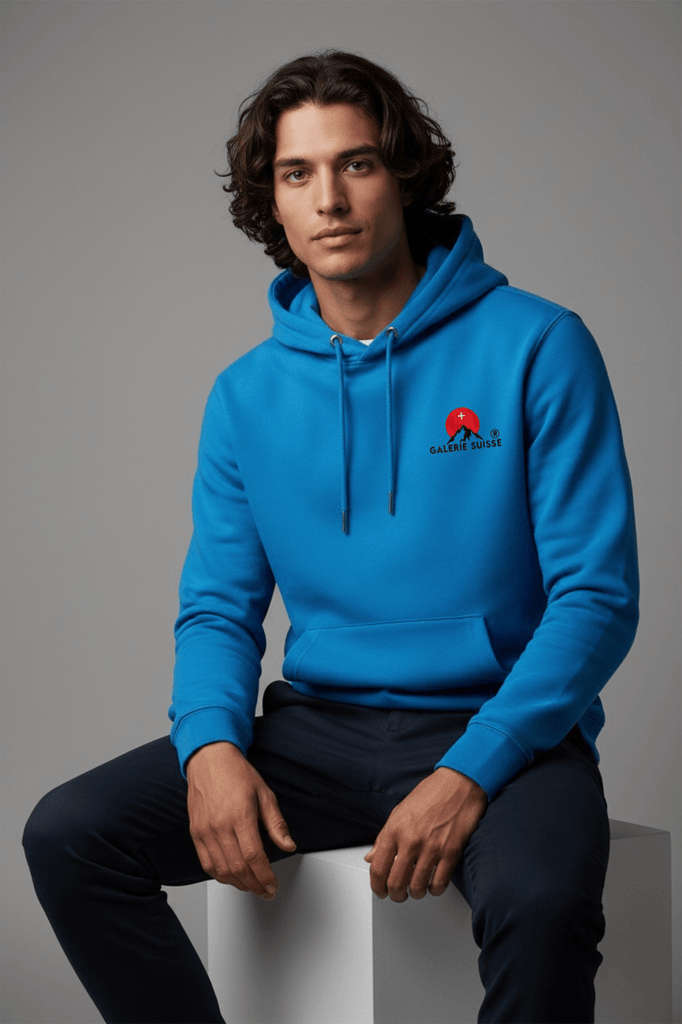 Sweatshirt Bleu Roi | Coton Bio | galerie suisse® - Galerie Suisse® | Swiss Luxury Streetwear