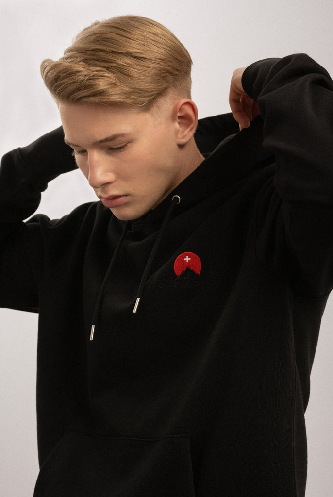Sweatshirt Noir | Coton Bio | galerie suisse® - Galerie Suisse® | Swiss Luxury Streetwear