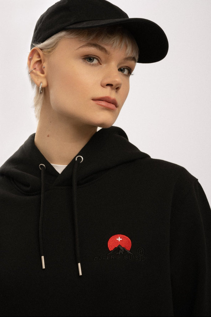 Sweatshirt Noir | Coton Bio | galerie suisse® - Galerie Suisse® | Swiss Luxury Streetwear